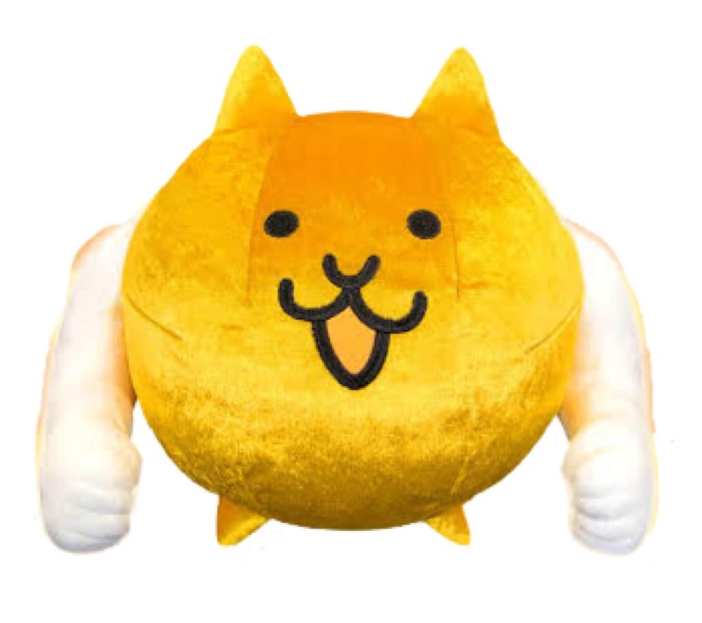 The Battle Cats GB Plush Toy 7, Approx. 23cm (Golden Cat Builder)