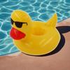 Duck Inflatable Toys Cup Holder Summer Outdoor Pool Beach Water Party Floating Drink Cup Holder Sunglasses Duck Inflatable Model