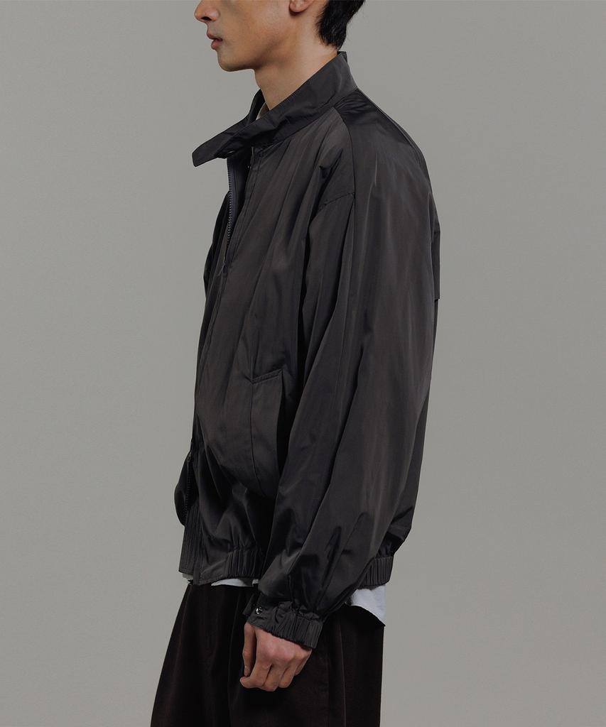 Blankroom Harrington Shell Jacket_Charcoal