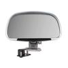 2x Adjustable Blind Spot Mirror Car Rear View Side Mirror 180° Wide Angle Silver