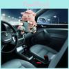 Adorable Acrylic Pig Car Accessory For Electric Bikes Stylish Interior Decoration
