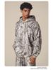 Men's Autumn 2025 Y2K Camouflage Hoodie - American Trendy Desert Tree Branch Design