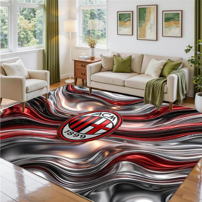 AC Milan Design Crystal Velvet Rug Soft Decorative Mat for Bedroom Entrance