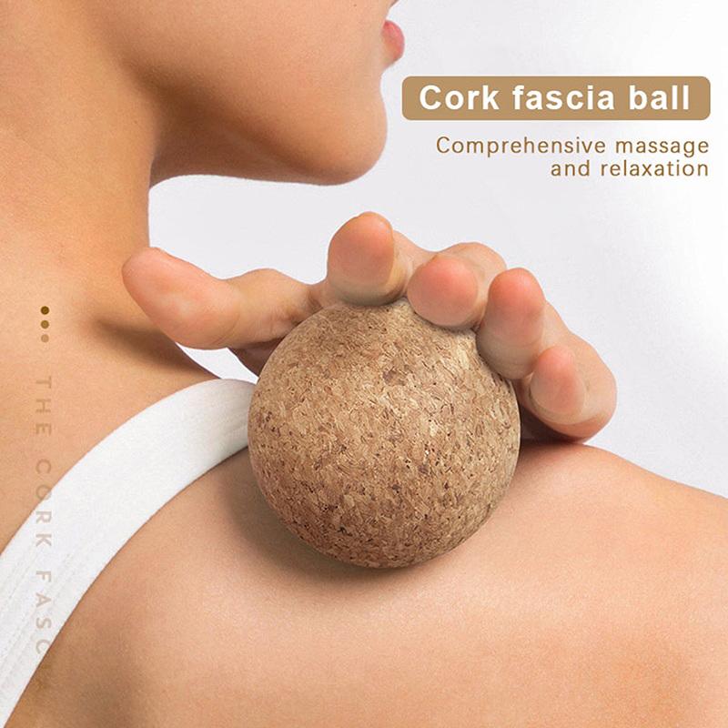 

Массажный мяч для йоги Cork Массаж спины Массажер для ног Массажер для йоги Массажер для снятия напряжения Массажер для миофасциальных мячей Помощь в релаксации 6CM