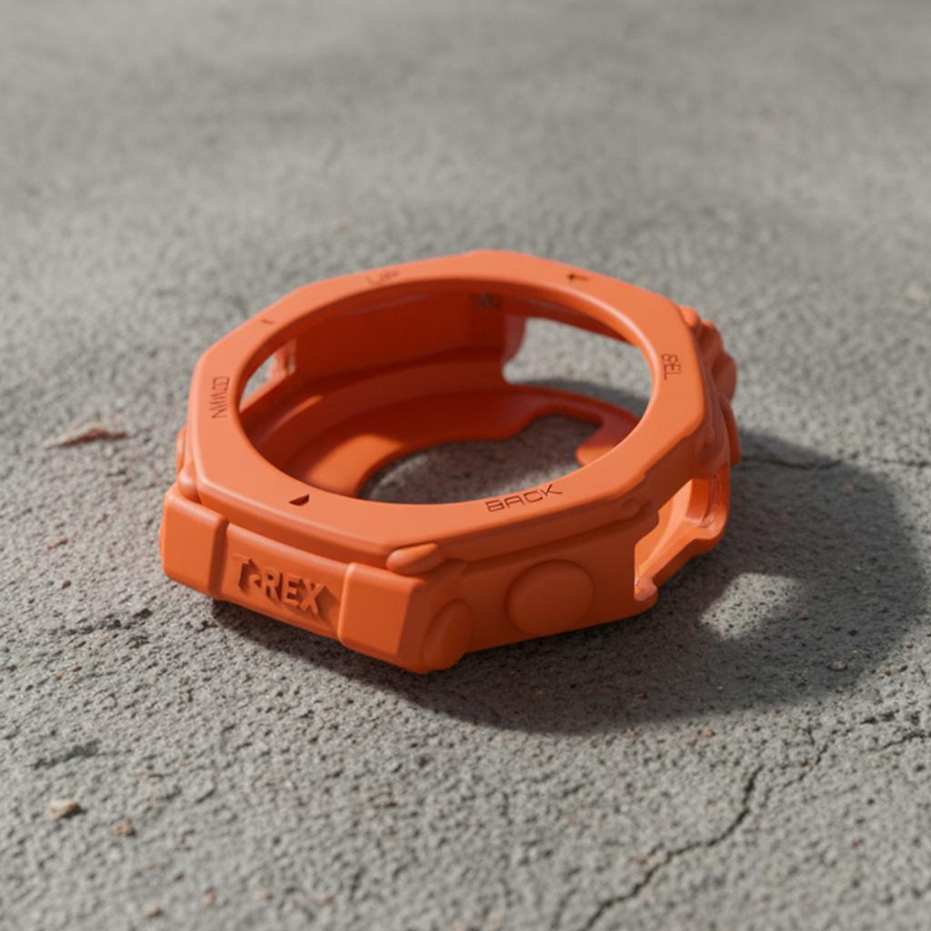 Silicone Case For Amazfit T-rex 3 Protective Hollow Cover Anti-drop Bumper For T-rex 3 Smartwatch Shell Frame Accessories