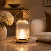Wireless Rechargeable Table Lamp Dimmable Night Light with Handle USB Portable lanterns are suitable for living rooms, bedrooms, dining rooms, and