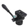 Głowica statywu płynna 360 stopni Panorama Stop aluminium Głowica statywu wideo ze stalową rączką Otwór śrubowy dolny 3 8 cala 5 kg