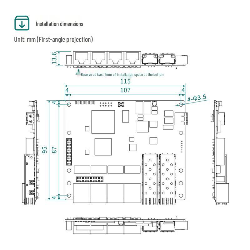 Maiwei 12-Port Managed Industrial Ethernet Switch