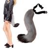 Realistic Faux Foxes Tail Charm Comfortable Faux Foxes Tail Ornament for Adding Styles to Any Ensembles