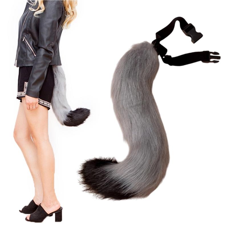 Realistic Faux Foxes Tail Charm Comfortable Faux Foxes Tail Ornament for Adding Styles to Any Ensembles