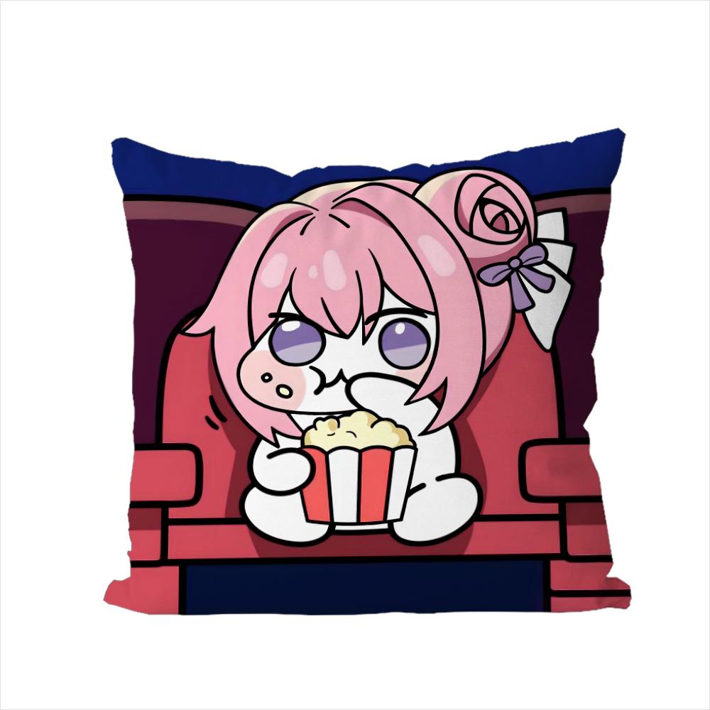 Cute DORO Pillow Case For Car Sofa Decorative Home Doublesided Print Plush Square Throw Pillow Cushion Cover