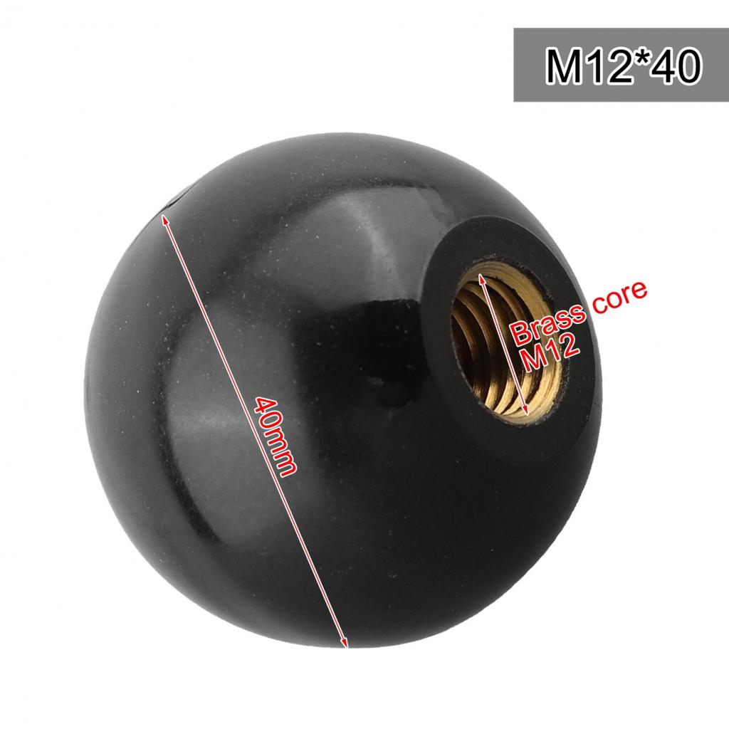 Handle Ball Nut M4/M5/M6/M8/M10 Thread Plastic Clamping 1PC Ball Shaped Head
