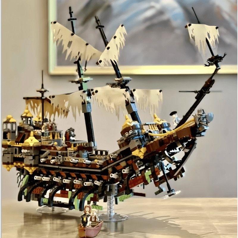 T1042 Pirates Of The Caribbean 19036 Silent Mary Boys' Assembled Small Particle Building Block Toys