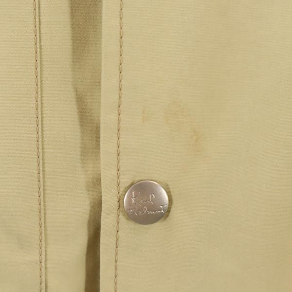 Karl Helmut Gore-Tex Long Sleeve Nylon Jacket Khaki Logo Men's Used