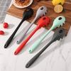 Silicone Pasta Noodle Colander Long Handle Spaghetti Spoon Noodle Scoop Colander Slot Spoon Nylon Drain Strainer Kitchen Gadget