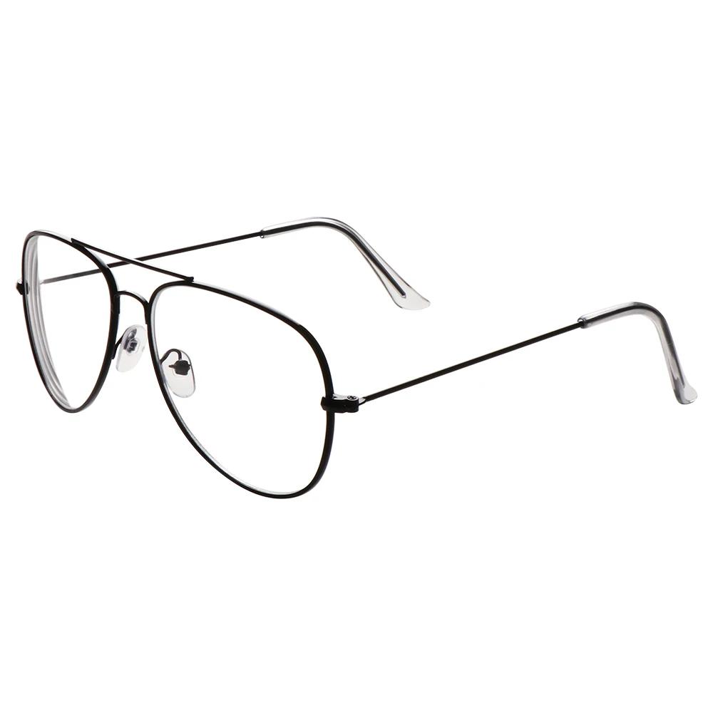 

Fashion Classic Myopia Glasses Oversized Metal Vintage Myopia Glasses Women Men Ultralight Glasses Vision Care -100~-500 Diopter strength -500 чорний