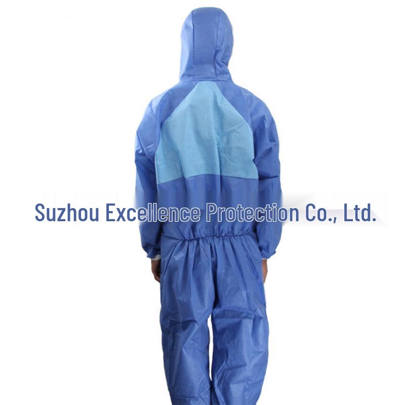 3M 4532+ Blue Protective Suit with Hood - Anti-static, Dustproof, Limited Use for Spray Painting & Pesticide Applications