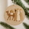Nativity Felt Christmas Ornament Religious Christmas Tree Hanging Decoration Handmade Christian Nativity Scene