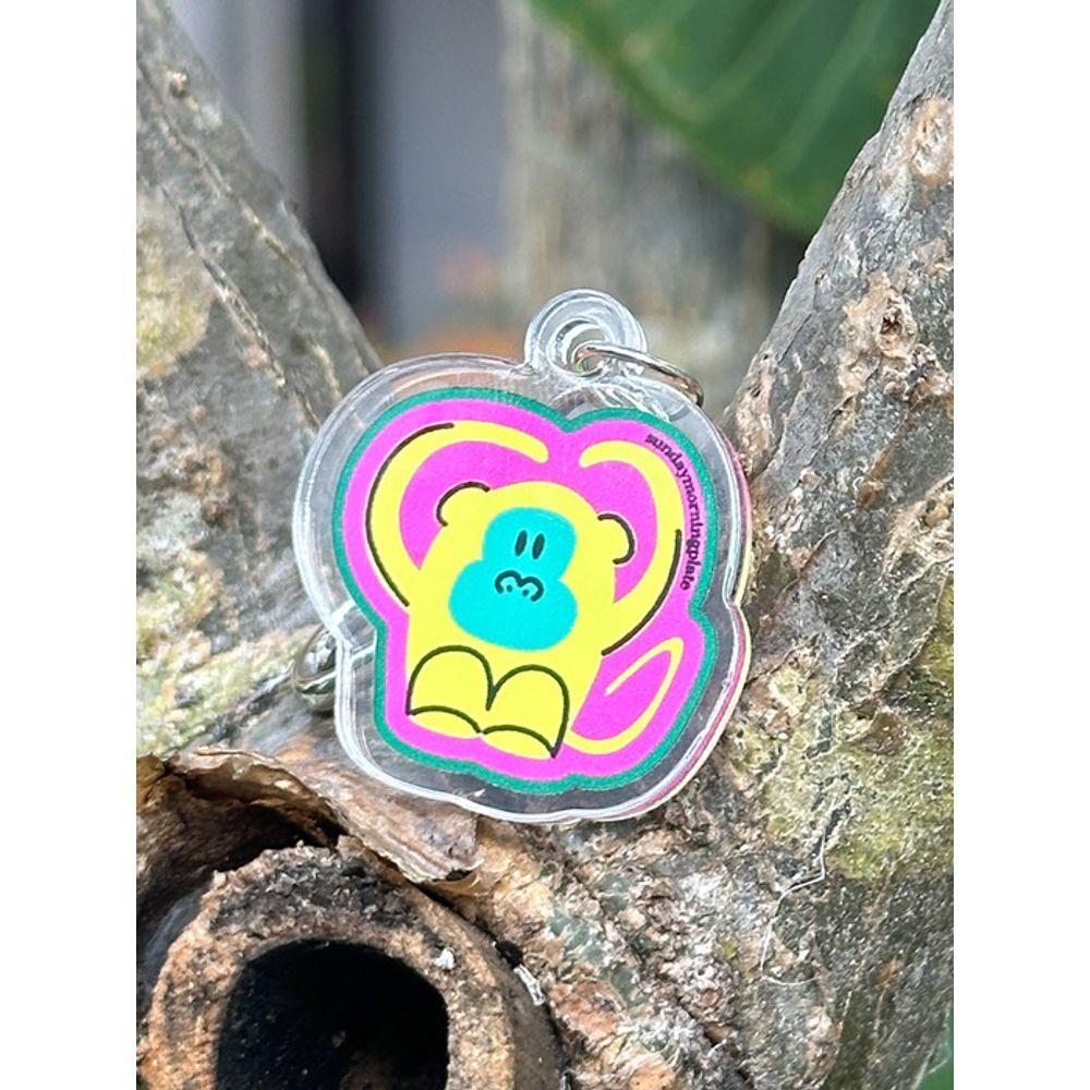 

sundaymorningplate 12 zodiac monkey keychain MONKEY