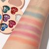 Dazzle with 18 Colors: Earthy and Shimmering Eyeshadow Palette Set for Makeup Enthusiasts
