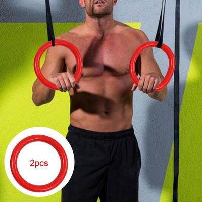2 X Anneaux de Gymnastique, Entraînement Robuste pour Enfants et Adultes, Anneaux avec Fixation Barre,