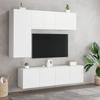 vidaXL TV-Wandschrank Weiß 60x30x41 cm