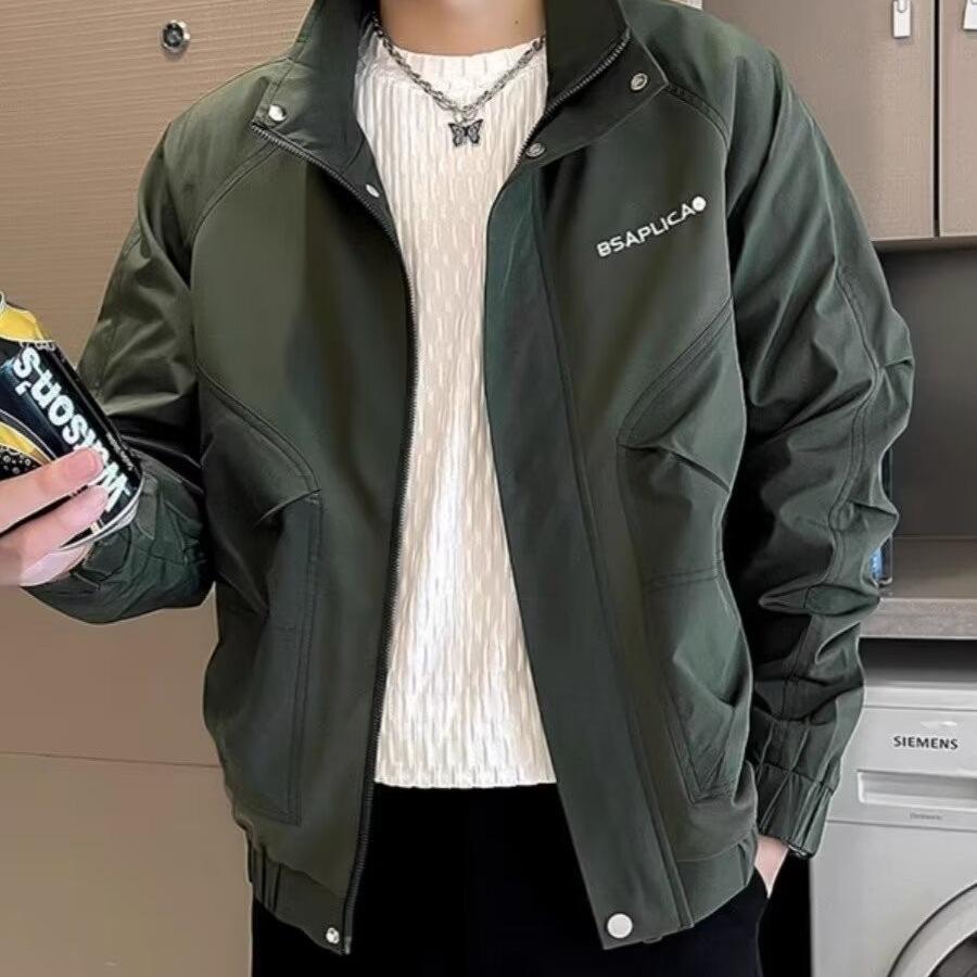 Maillard Wears American Retro Brown Coffee Suede Jacket Men'S Spring And Autumn Vintage Short Flight Jacket