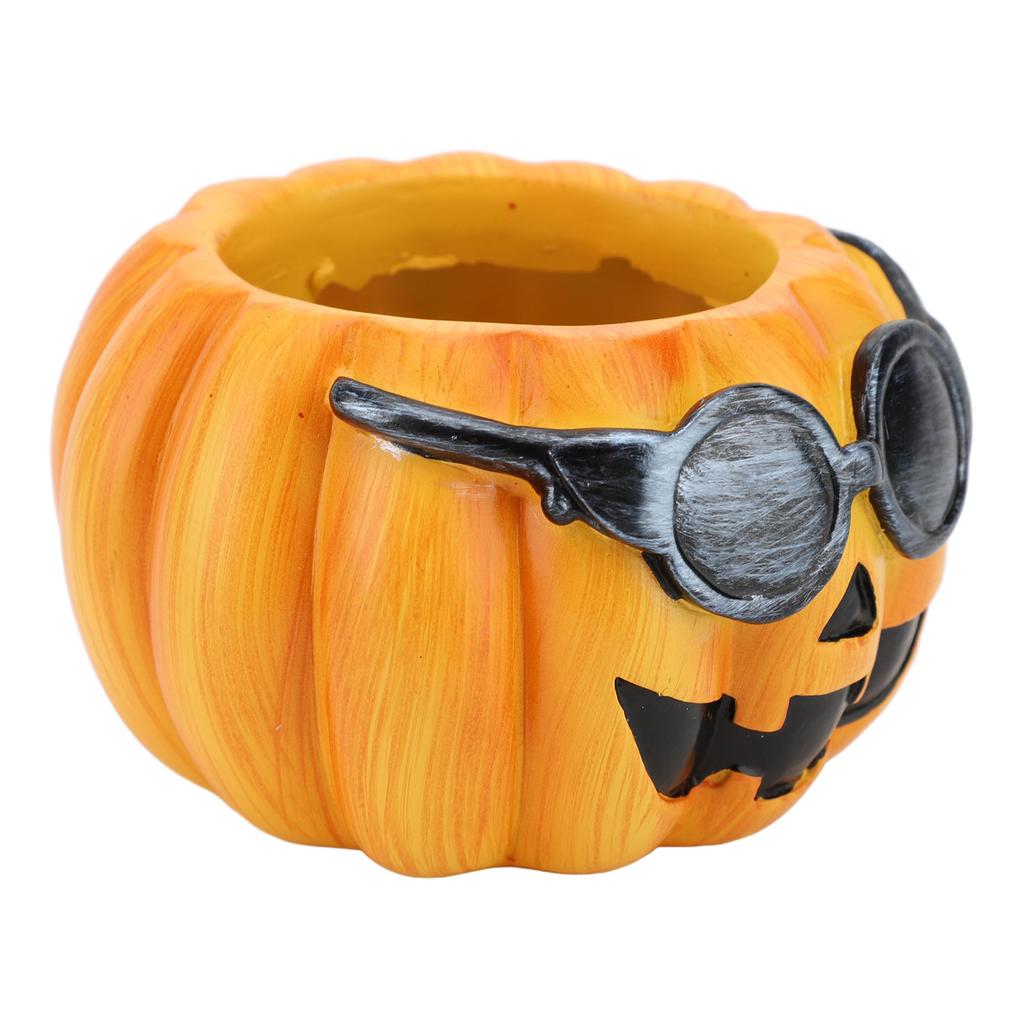Harts Pumpa Planteringskruka Suckulent Planteringskruka Söt Pumpa Ansikte Planteringskruka Orange Pumpa Vas för