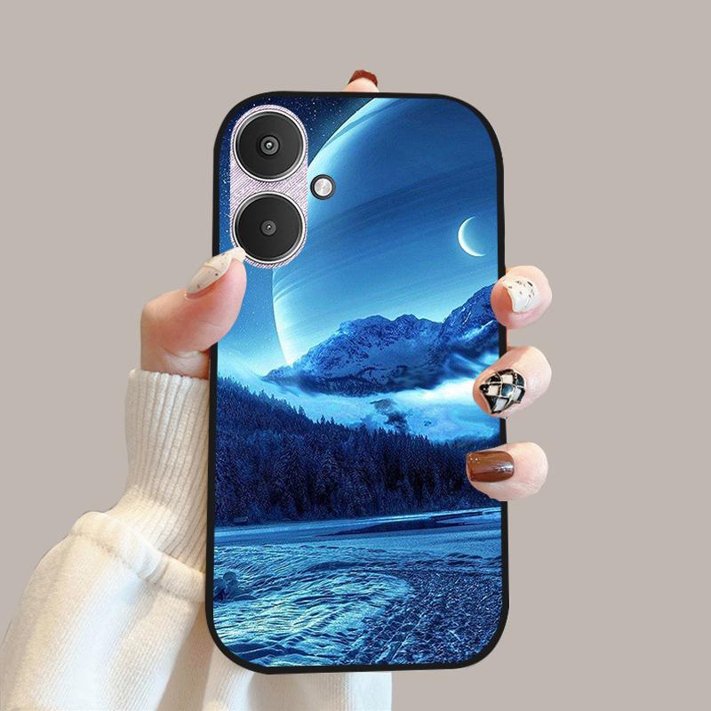 For Xiaomi Poco M6 5G Case 23128PC33I Silicone TPU Soft Phone Cover Cases For Redmi 13C 13R 5G Fashion Protective Fundas Shells
