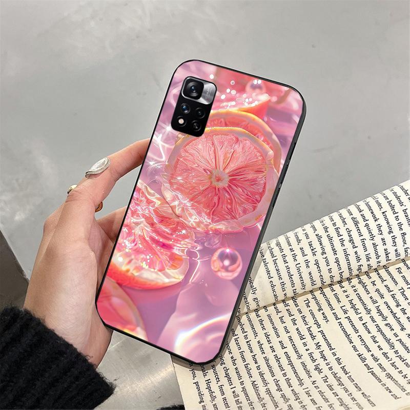 Phone Case For Xiaomi Redmi Note 14 Pro 14 13 12 11 10 Pro 14S 12S 11S Redmi 14C 13C 10 Lemon Strawberry Watermelon