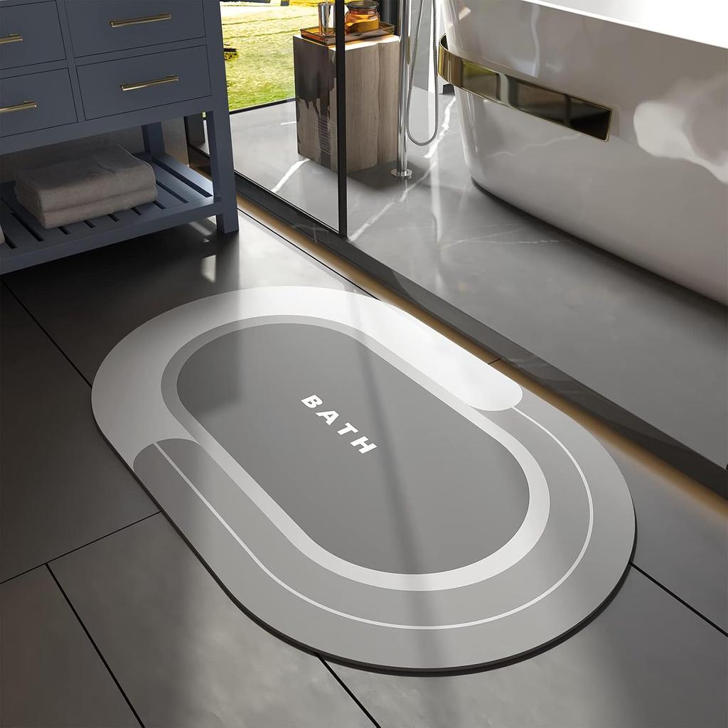 Diatom Mud Cushion Absorbent Quick Drying Mat Bathroom Bathroom Door Non-slip and Dirty Foot Mat Floor Mat