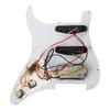 Yibuy White Pearl 3-Ply Prewired Pickguard SSH for Musical Instruments