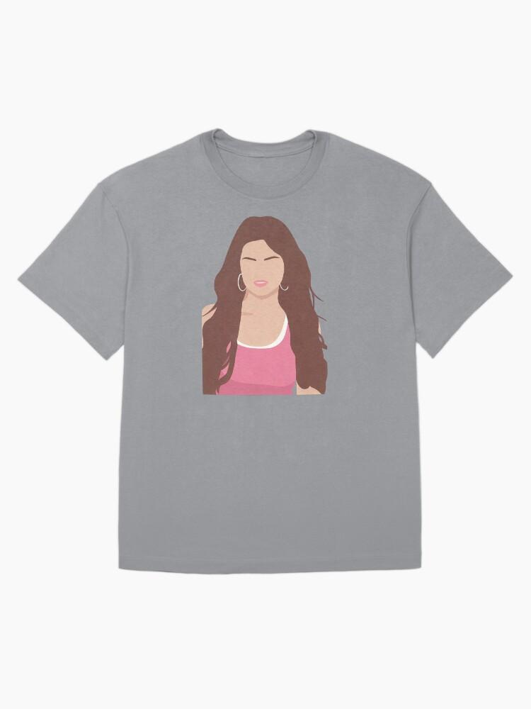 Selena Gomez Lineless Illustration Oversized T-Shirt