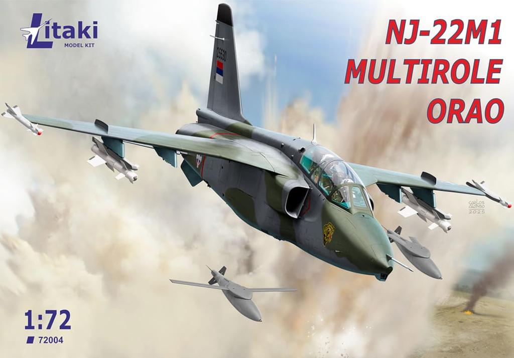 Ritaki Model Yugoslav SOKO Orao Attack Aircraft Plastic Model Kit UL72004 1/72 NJ-22M1 Two-Seat All-Weather (Airplane)