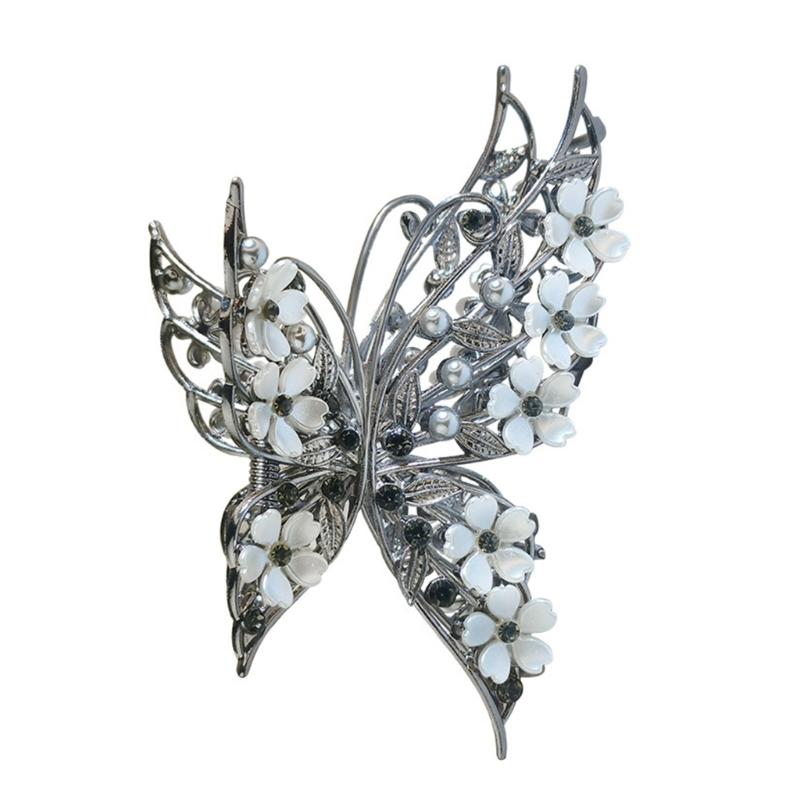 Sweet And Edgy Metal Butterfly Hair Clip With Secure Spring Grip Hair Accessory Metal Barrettes For Women Girls