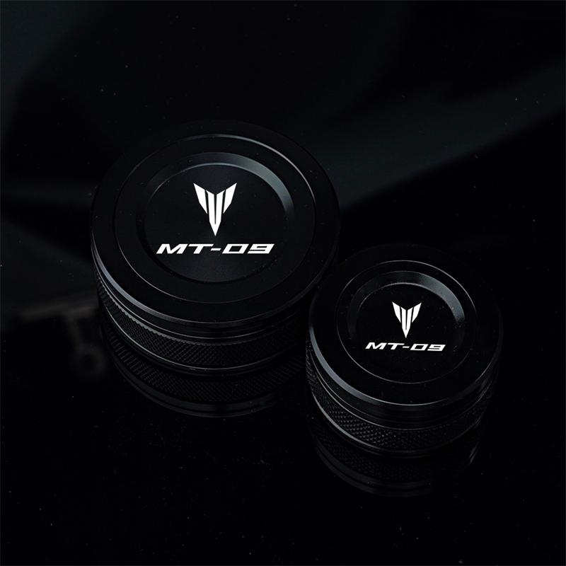 Dla Yamaha MT09 MT-09 Mt 09 SP Tracer -2023 motocykl przednia i tylna pokrywa zbiornika oleju hamulcowego pokrywa zbiornika