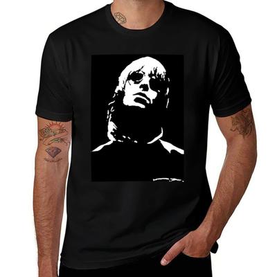 Liam Gallagher Art Tshirt Minimalist Graphic Tee Shirt