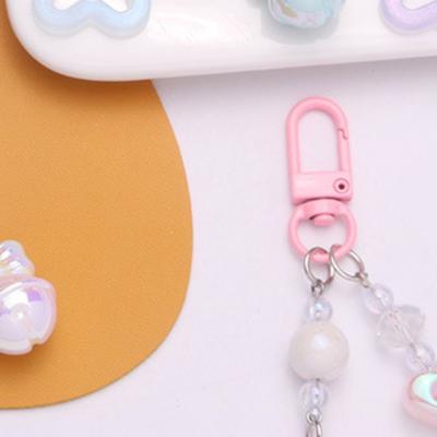 Hollow Pentagram Y2k Star Keychain Bell Pendant Cute Charm Key Ring Handbag Lanyard Accessories Car Hanging Trinket Key Holder
