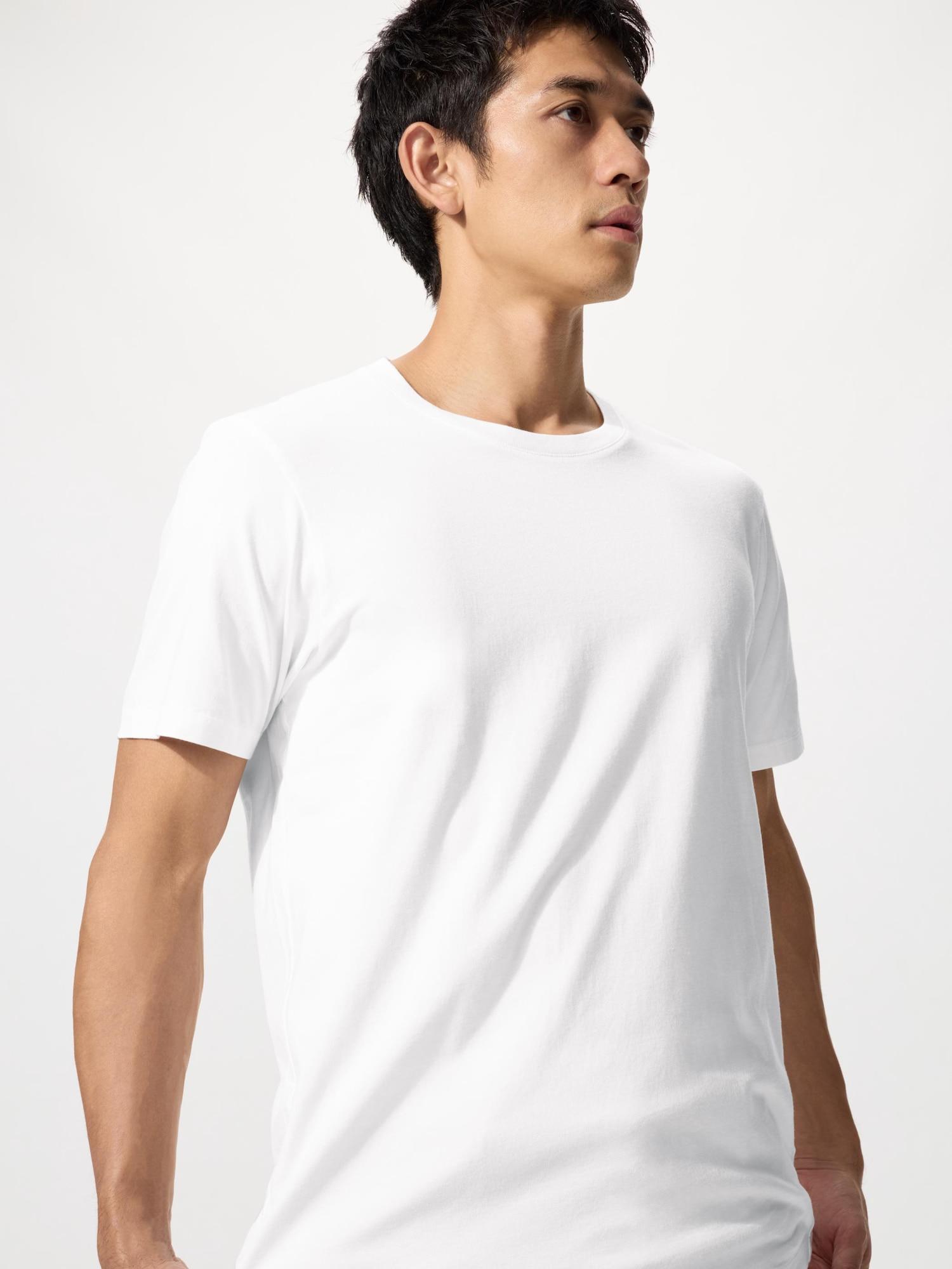 Uniqlo Хлопок Supima Футболка 00 WHITE/UNISEX XS