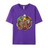 Skeleton Riding Sloth Lazy Halloween TShirt Hot Sale Boy Tops T Shirt Printed On Tshirts Cotton T Shirts For Unisex