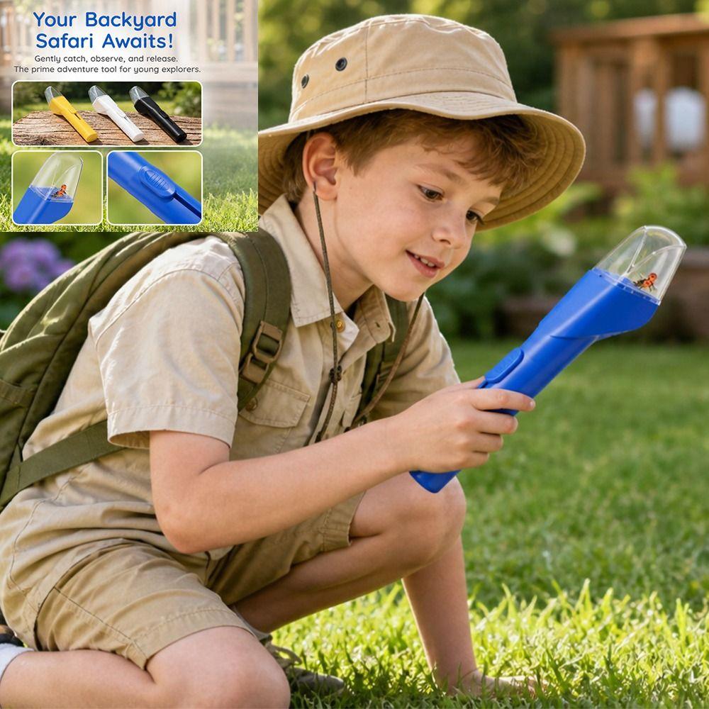 Transparent Portable Insect Catcher Handheld Outdoor Bees Catching Tool  for Kids Exploration