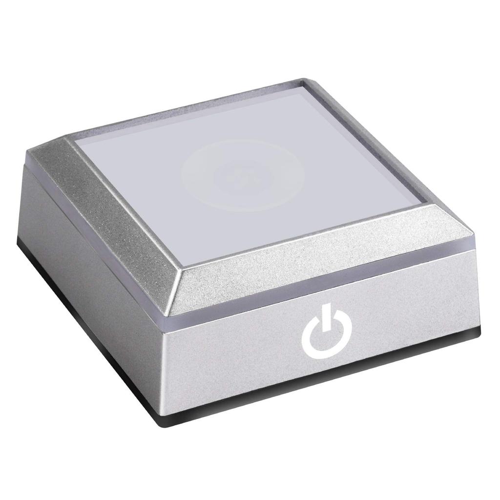 Hefei Erwei Illuminating Coaster with LED Base, Display Light, Stand, Herbarium Base, Illuminated Rainbow Coaster with Touch Switch, Light Up Stage