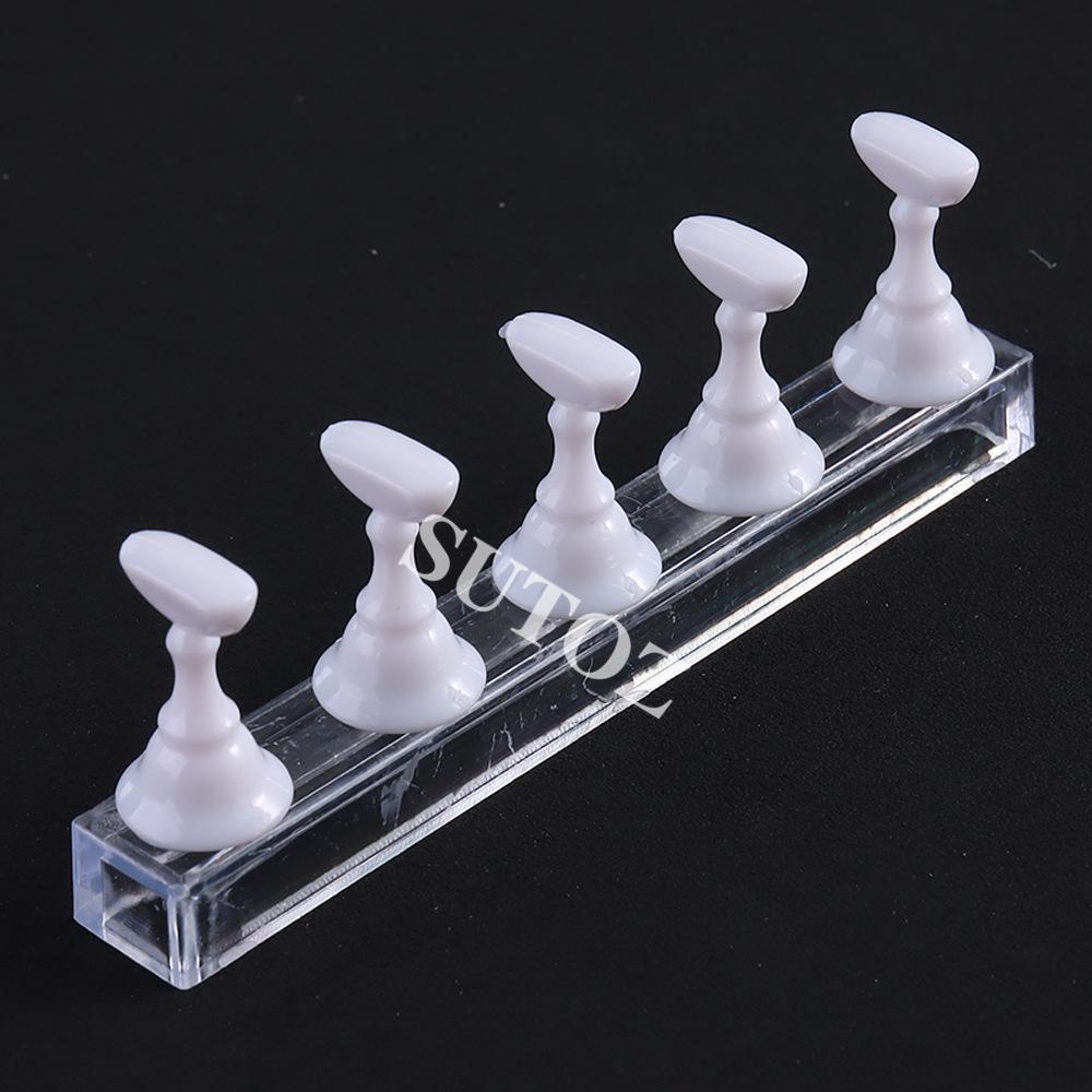 Nail Art Practice Tray with Strong Magnet and Wearable Crystal Pieces