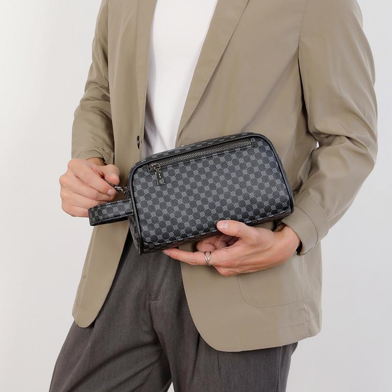 Módní pánská brašna přes rameno Square Crossbody kabelka Business Kabelka Spojky Peněženka Business Men Tašky PU vysoká kvalita