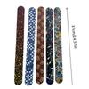 Waterproof Tennis Racket Protective Edge Tape Colorful PU Self Adhesive Sticker Universal Fit Most Racquets for Outdoor Sports