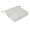 Amazon Basics Waterproof Chair Cushion, Thick Sponge Seat Cushion, 48.3cm X 48.3cm X 7.6cm, 2-Pack, Beige