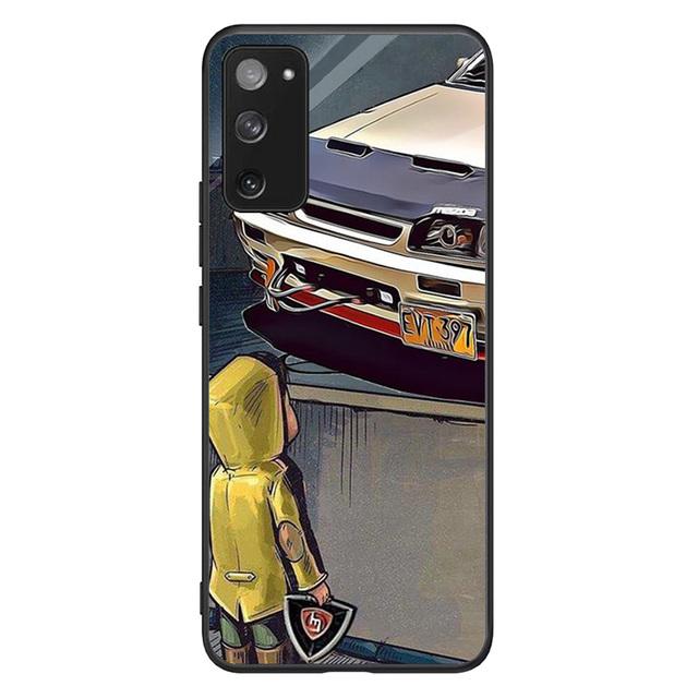 Boy See Sports Car Jdm Drift Handyhülle für Samsung Galaxy S8 S9 S9plus S10e S10 5g S20plus S21plus S21ultra Note10