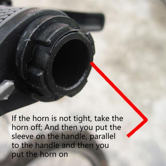 1 Pair Anti-slip Handlebar Grips Horn Design Lightweight Shock-Absorbing Handlebar Sleeves for Cycling