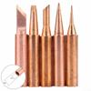 5PCS/Set 900M-T Copper Soldering Tip Lead-free Solder Iron Welding Tips UK STOCK
