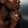 Exquisite Imitation Pearls CZ Rings for Women Light Luxury Cubic Zirconia Rings Fashion Aesthetic Wedding Party Jewelry Gifts